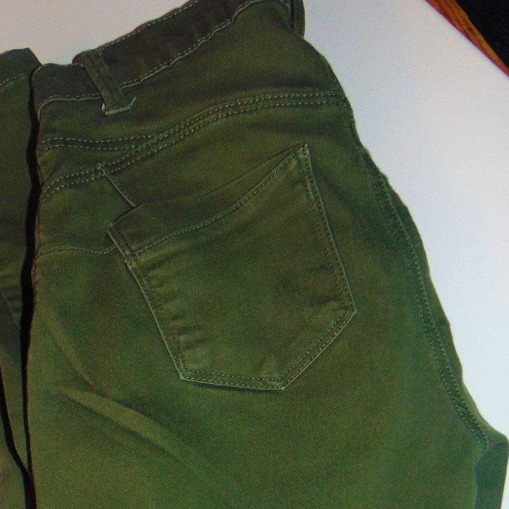 Green Denim Jeans